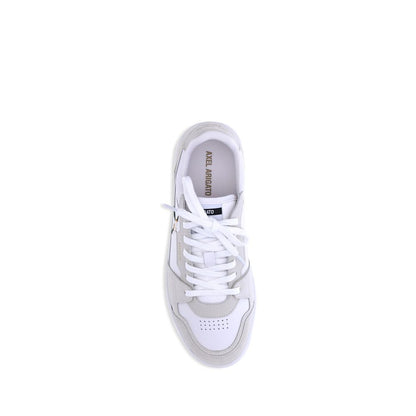 Axel Arigato White Recycled Polyester Low Top Sneakers - The Gentlemen's Vault
