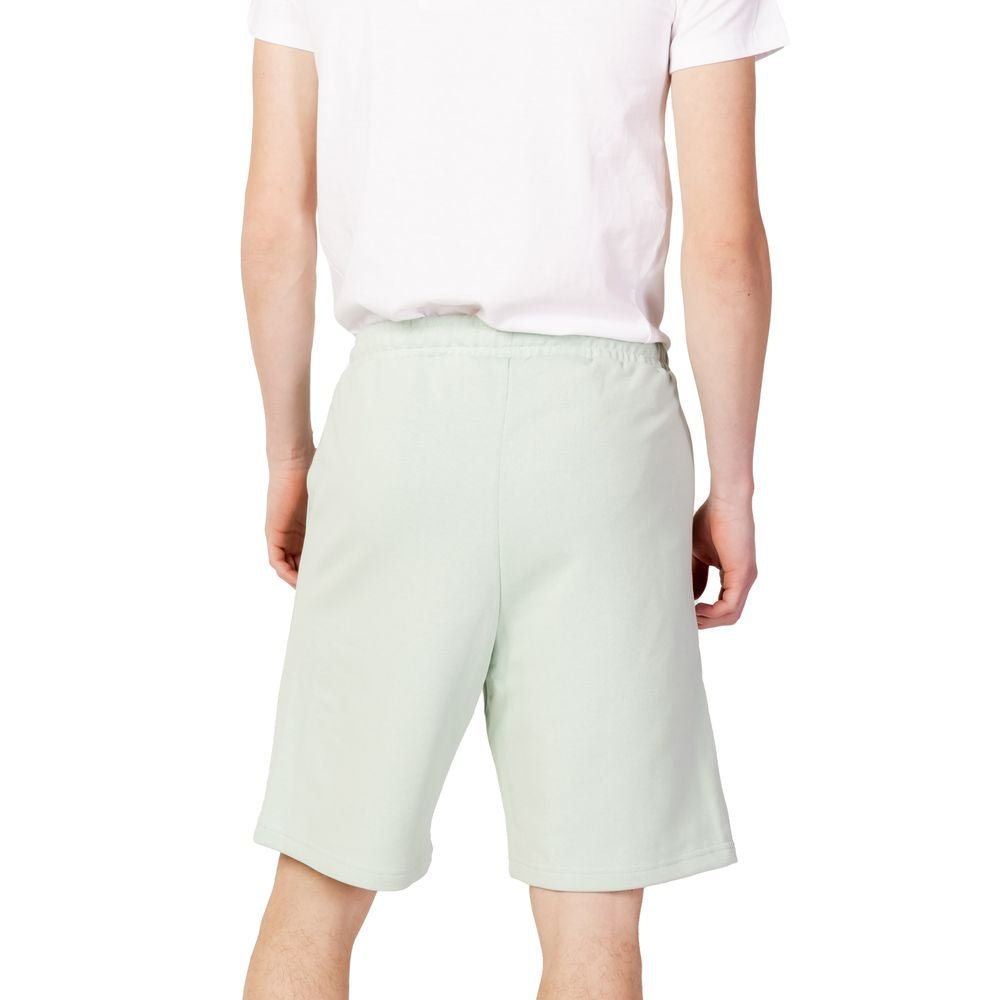 Fila Green Cotton Bermuda Shorts - The Gentlemen's Vault
