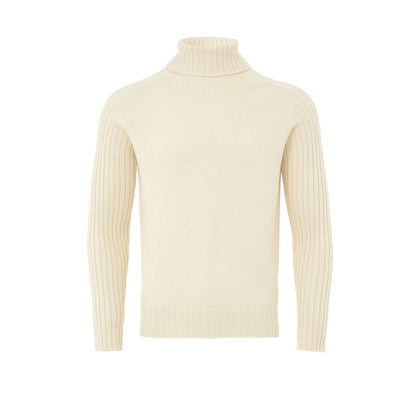 Gran Sasso White Wool Turtleneck - The Gentlemen's Vault