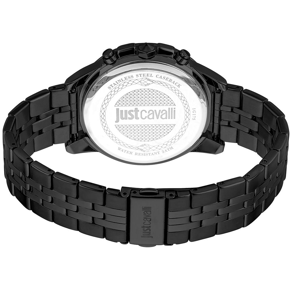 Just Cavalli Black Stainless Steel Sport Watch - The Gentlemen's Vault