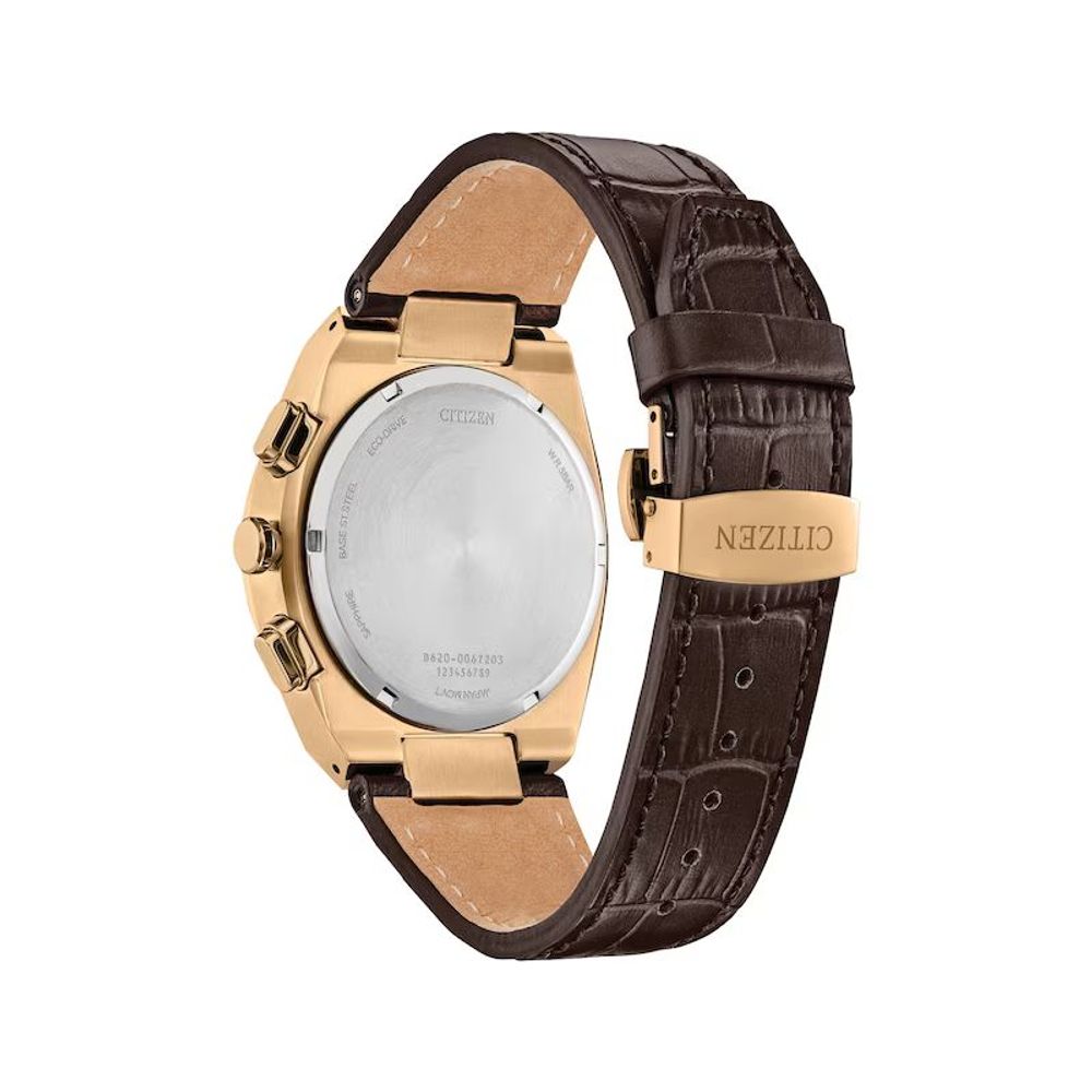 Citizen Brown Leather Dress Watch - The Gentlemen's Vault