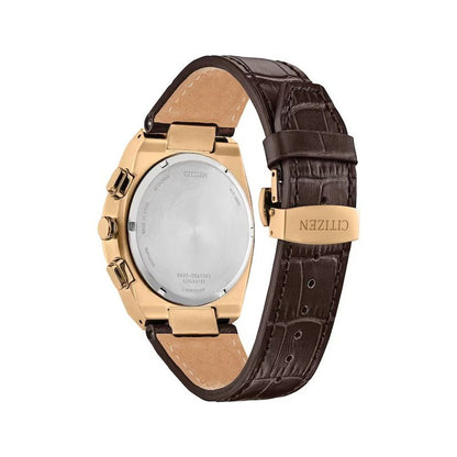Citizen Brown Leather Dress Watch - The Gentlemen's Vault