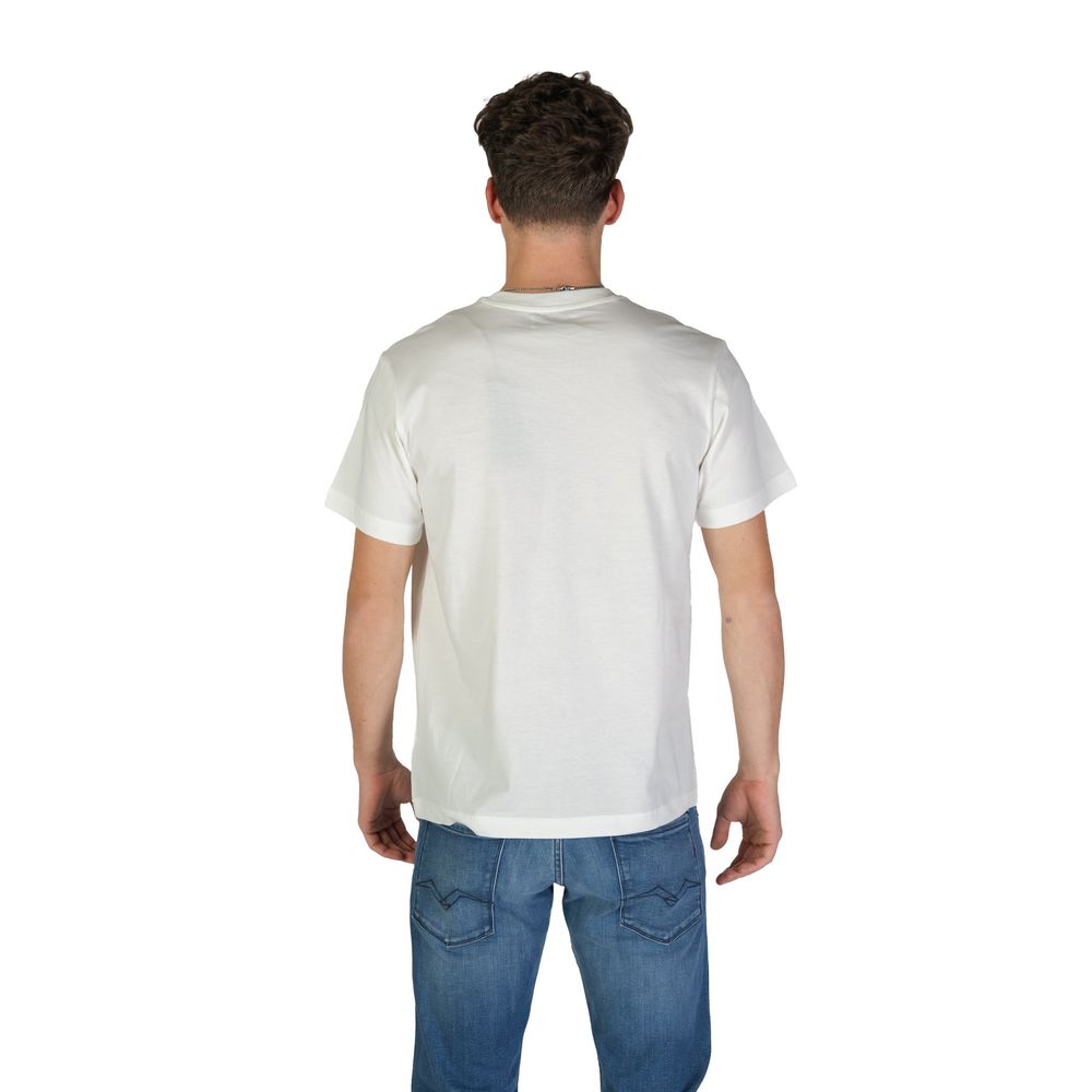 Replay White Cotton T-Shirt - The Gentlemen's Vault
