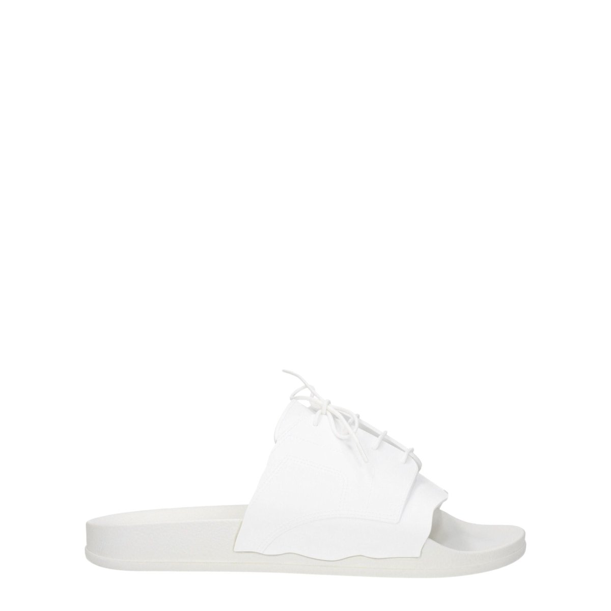 Maison Margiela White Cotton Slippers Sandals - The Gentlemen's Vault