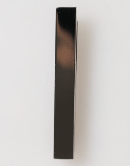 Dolce & Gabbana Silver Tone Brass Logo Branded Men Accessory Tie Clip Bar - The Gentlemen's Vault