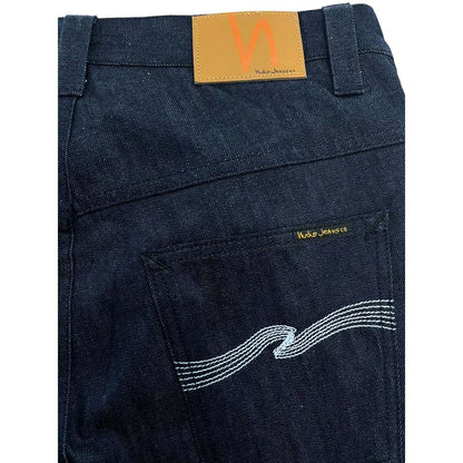 Nudie Jeans Blue Cotton Men Jeans - The Gentlemen's Vault