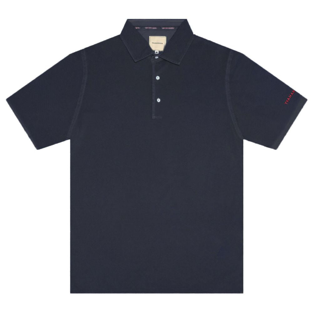 Tramarossa Blue Cotton Polo Shirt - The Gentlemen's Vault