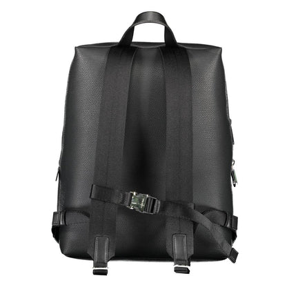 Calvin Klein Black Polyester Men Backpack - The Gentlemen's Vault