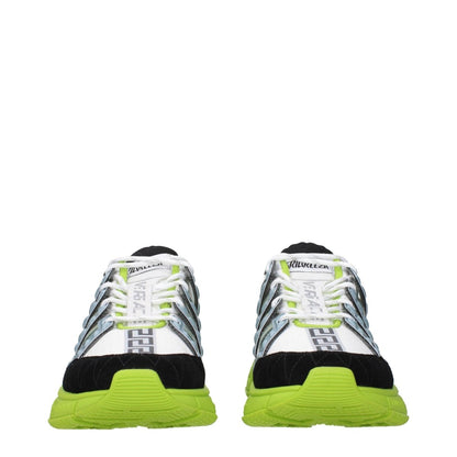 Versace White Fabric Athletic Sneakers - The Gentlemen's Vault