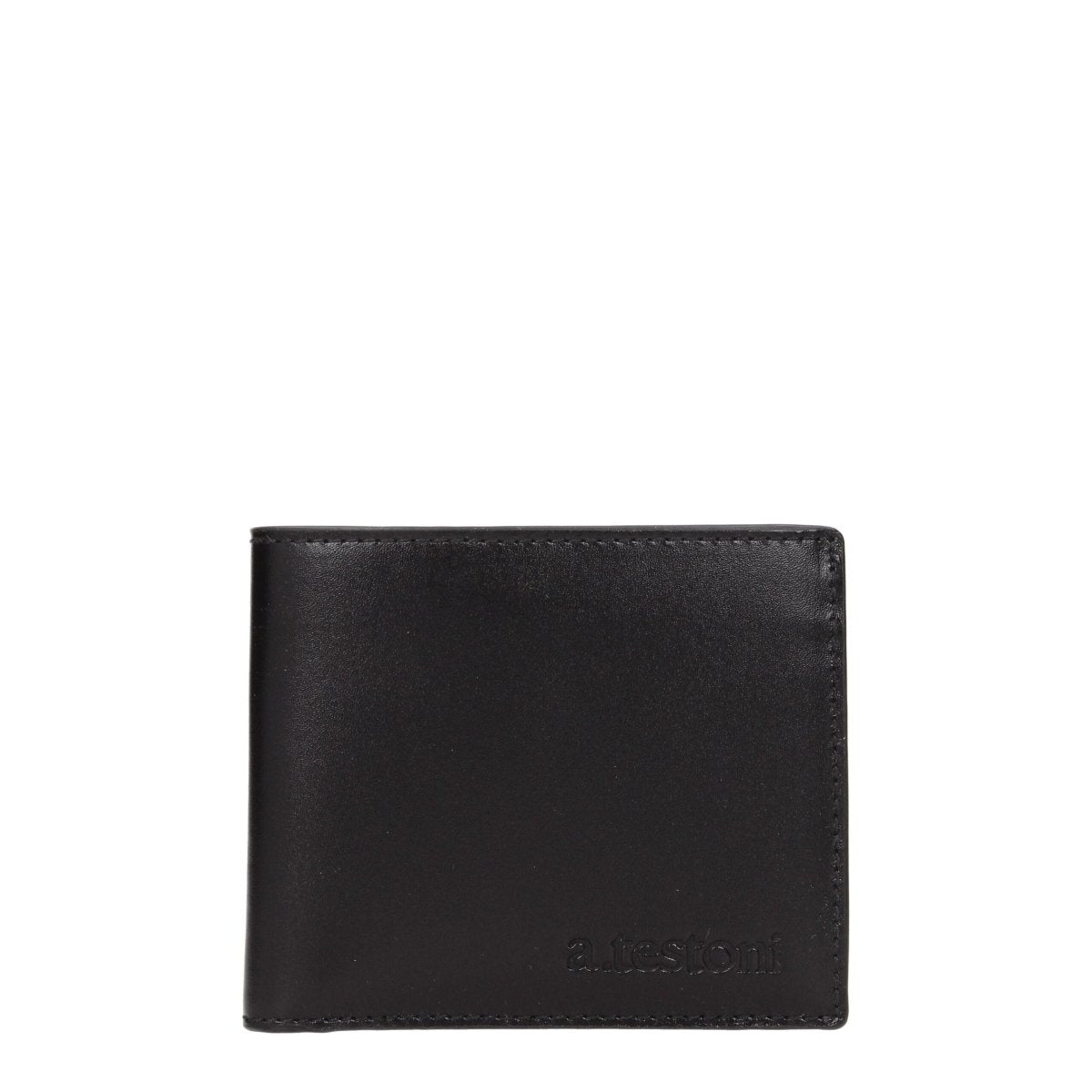 Testoni Black Leather Wallets - The Gentlemen's Vault
