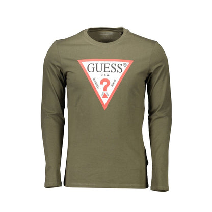Guess Jeans Green Cotton T-Shirt - The Gentlemen's Vault