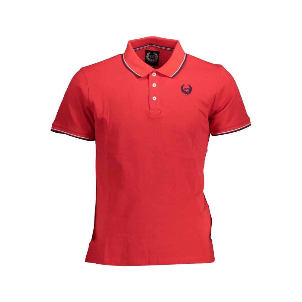 Gianmarco Venturi Red Cotton Polo Shirt - The Gentlemen's Vault