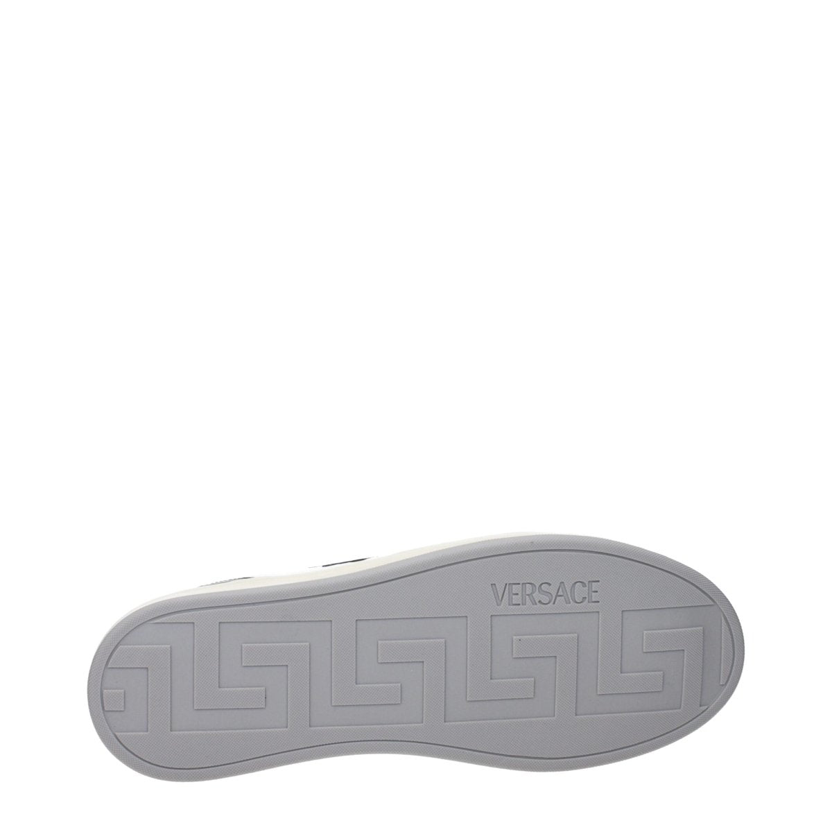Versace White Leather Low Tops - The Gentlemen's Vault