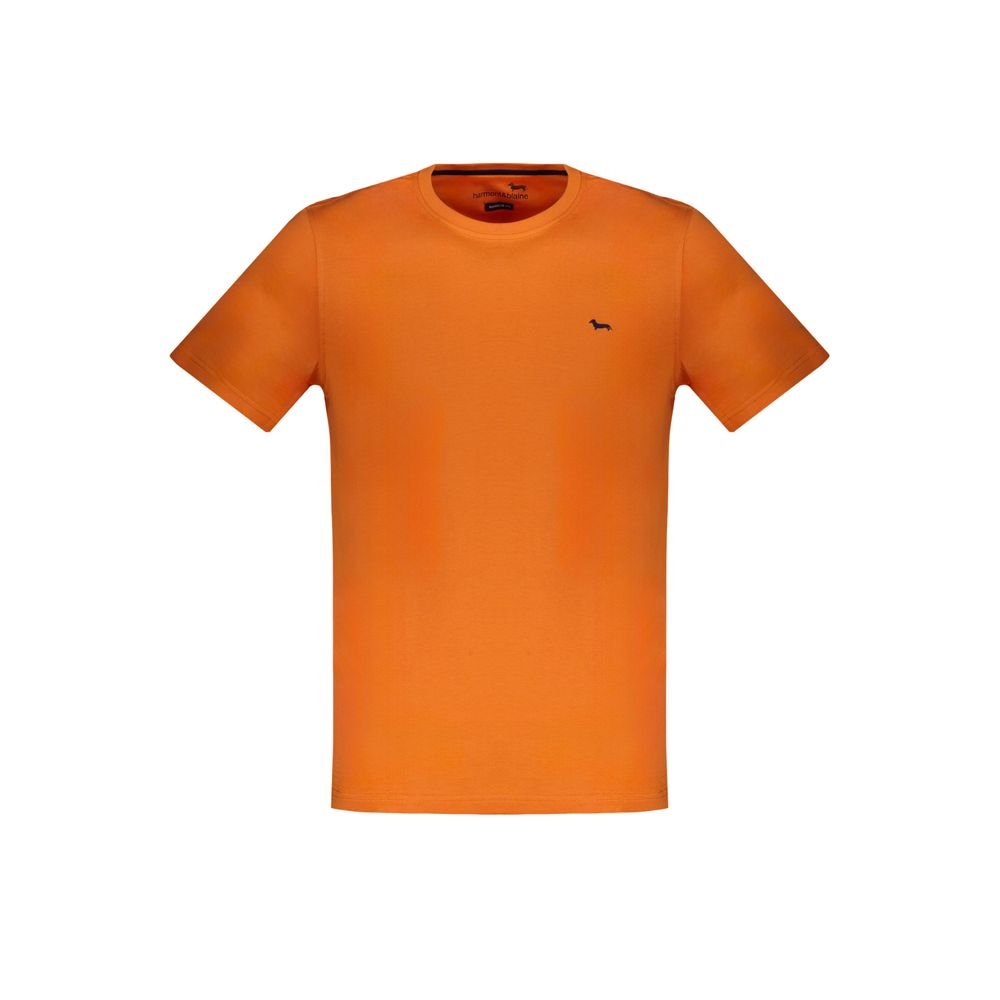 Harmont & Blaine Orange Cotton T-Shirt - The Gentlemen's Vault