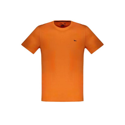 Harmont & Blaine Orange Cotton T-Shirt - The Gentlemen's Vault