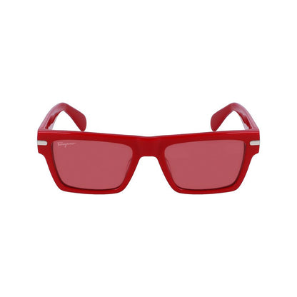 Ferragamo Red Acetate Sunglasses - The Gentlemen's Vault