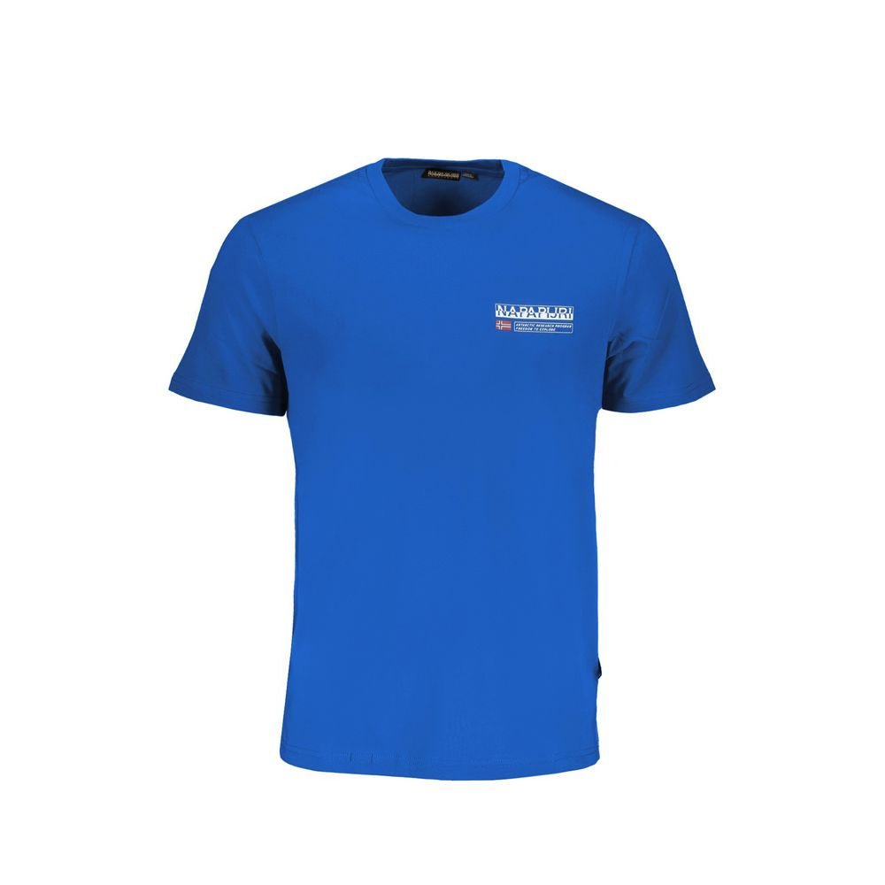 Napapijri Blue Cotton T-Shirt - The Gentlemen's Vault