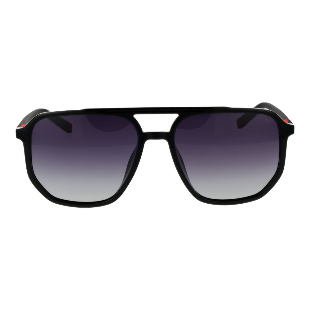 Fila Black Rubber Sunglasses - The Gentlemen's Vault