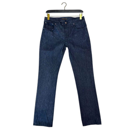 Nudie Jeans Blue Cotton Men Jeans - The Gentlemen's Vault