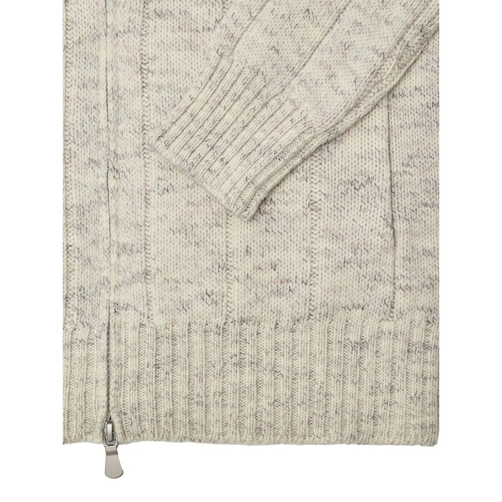 Gran Sasso Gray Wool Cardigan - The Gentlemen's Vault