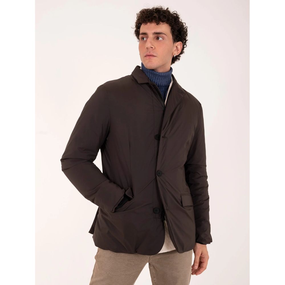 People Of Shibuya Brown Polyester Jacket - The Gentlemen's Vault
