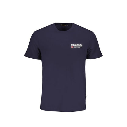 Napapijri Blue Cotton T-Shirt - The Gentlemen's Vault