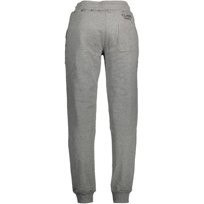 Cavalli Class Gray Cotton Pant - The Gentlemen's Vault