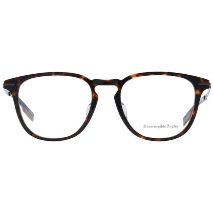 Ermenegildo Zegna Brown Men Glasses Frame - The Gentlemen's Vault