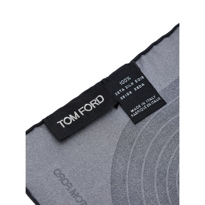 Tom Ford Gray Silk Pocket Square - The Gentlemen's Vault
