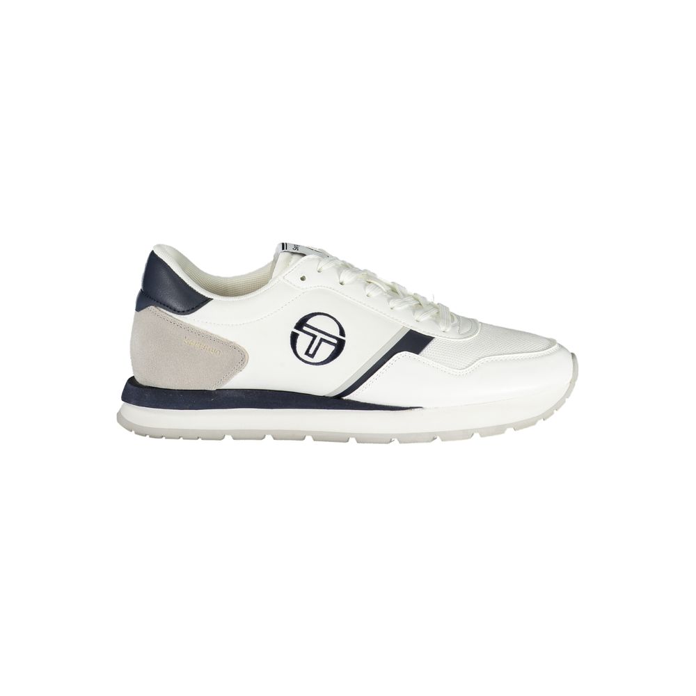 Sergio Tacchini White Polyester Sneaker - The Gentlemen's Vault