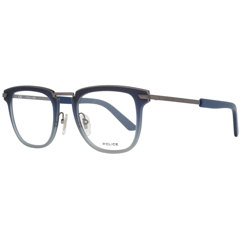 Police Blue Men Glasses Frame - The Gentlemen's Vault