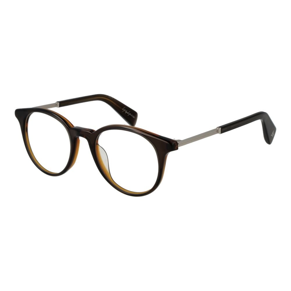 Yohji Yamamoto Brown Men Glasses Frame - The Gentlemen's Vault