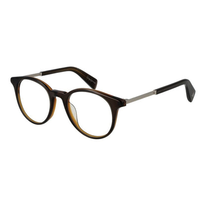Yohji Yamamoto Brown Men Glasses Frame - The Gentlemen's Vault