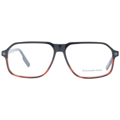 Ermenegildo Zegna Black Men Glasses Frame - The Gentlemen's Vault