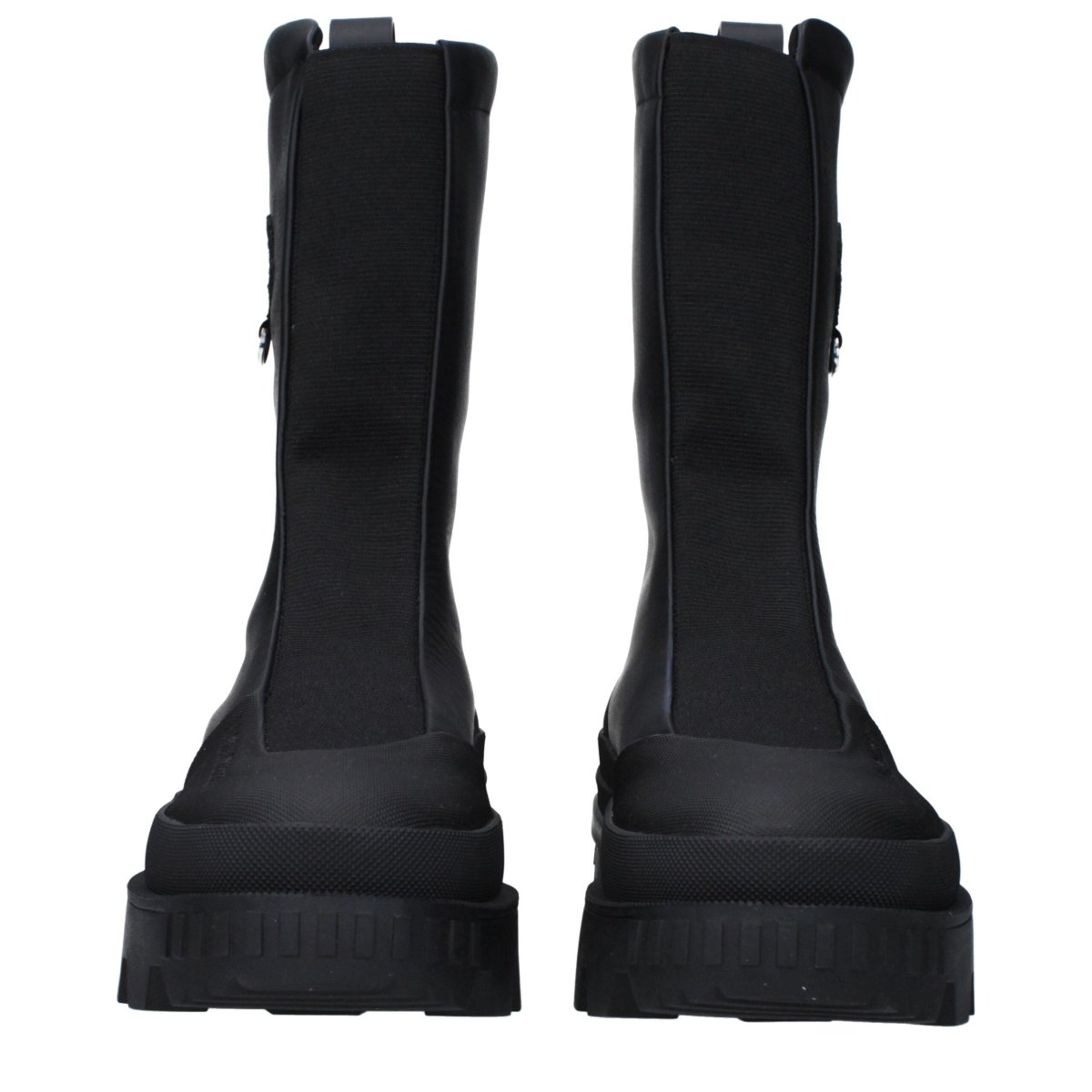 Moncler Black Leather Ankle Boots - The Gentlemen's Vault