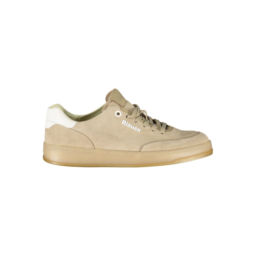 Blauer Beige Polyester Sneaker - The Gentlemen's Vault