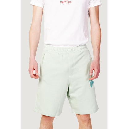 Fila Green Cotton Bermuda Shorts - The Gentlemen's Vault