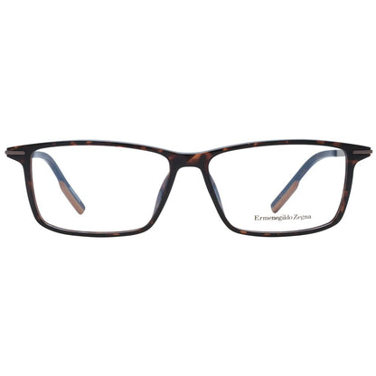 Ermenegildo Zegna Brown Men Glasses Frame - The Gentlemen's Vault