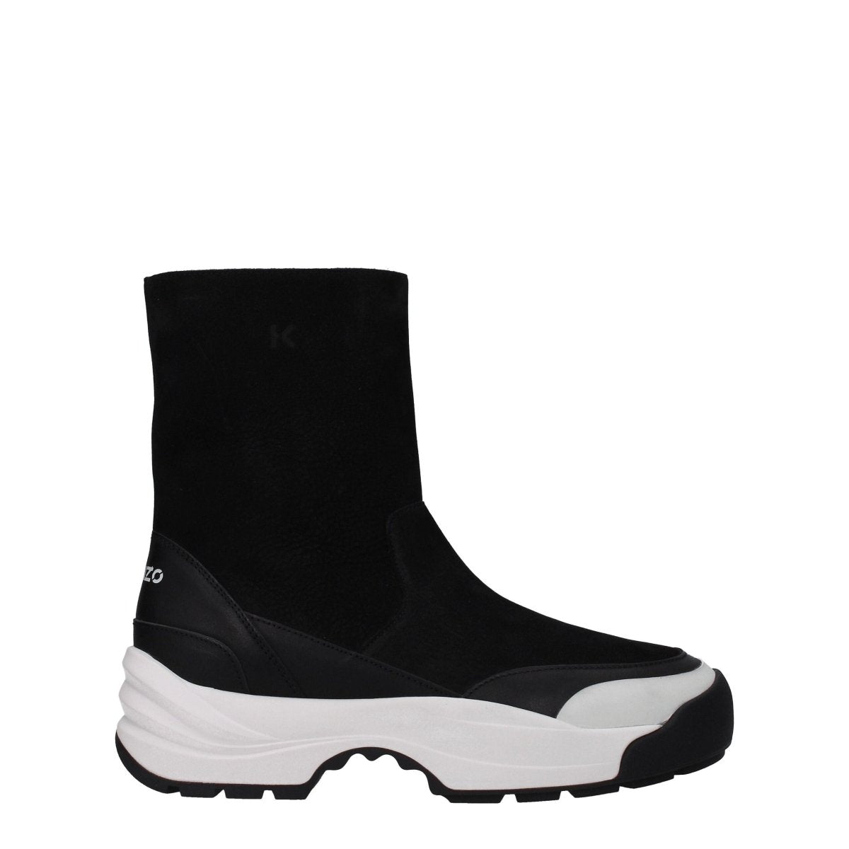 Kenzo Black Leather Ankle Boots - The Gentlemen's Vault
