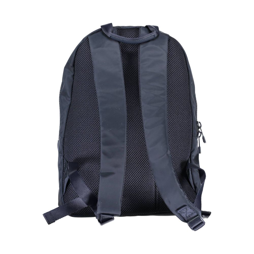 Tommy Hilfiger Blue Polyester Backpack - The Gentlemen's Vault