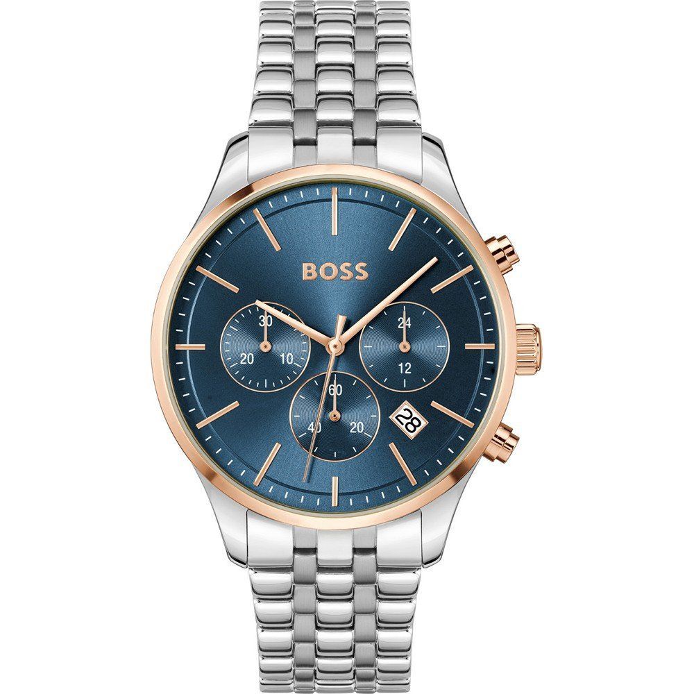 Hugo Boss Gray Stainless Steel Dress Watch - The Gentlemen's Vault