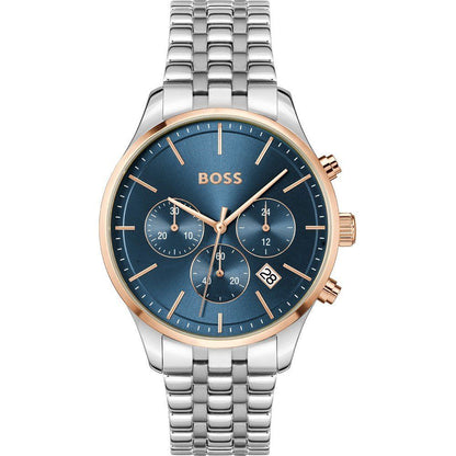 Hugo Boss Gray Stainless Steel Dress Watch - The Gentlemen's Vault