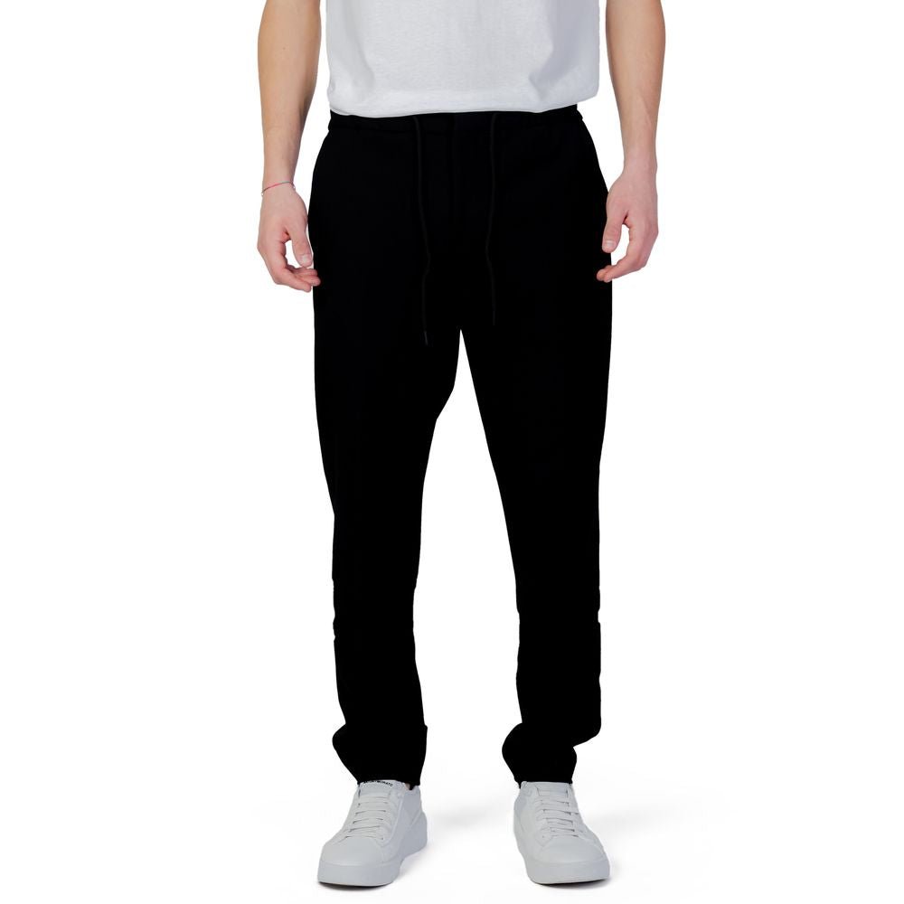 Hugo Boss Black Polyester Casual Pants - The Gentlemen's Vault