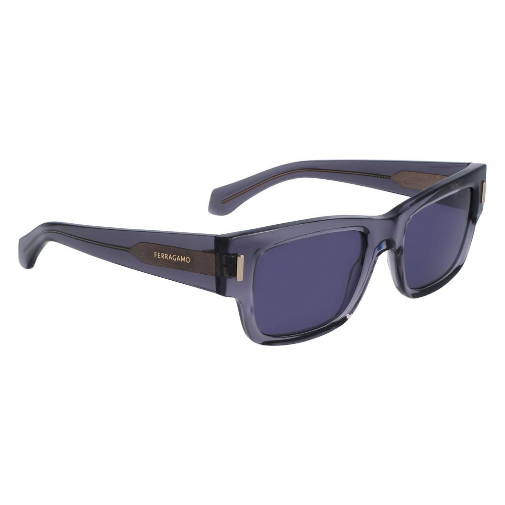 Ferragamo Gray Acetate Sunglasses - The Gentlemen's Vault