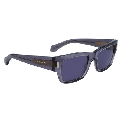 Ferragamo Gray Acetate Sunglasses - The Gentlemen's Vault