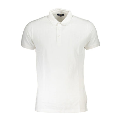 Cavalli Class White Cotton Polo Shirt - The Gentlemen's Vault