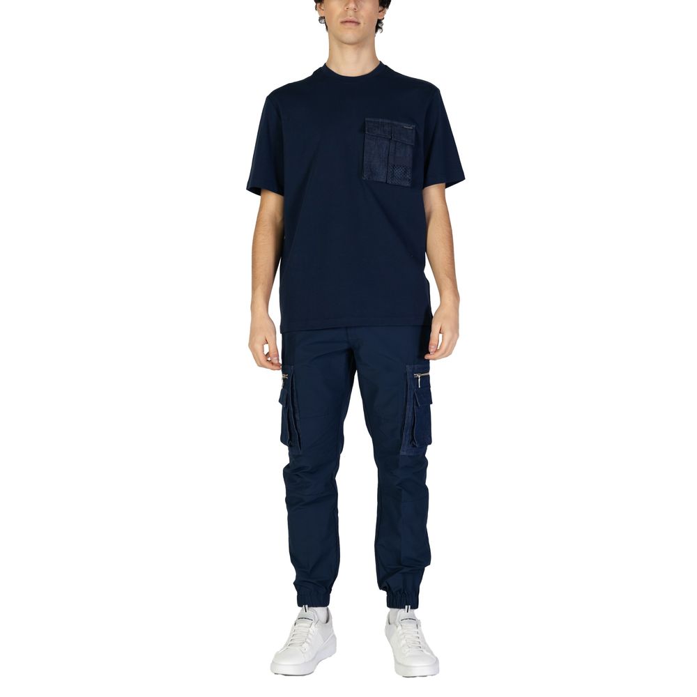 Antony Morato Blue Cotton T-Shirt - The Gentlemen's Vault
