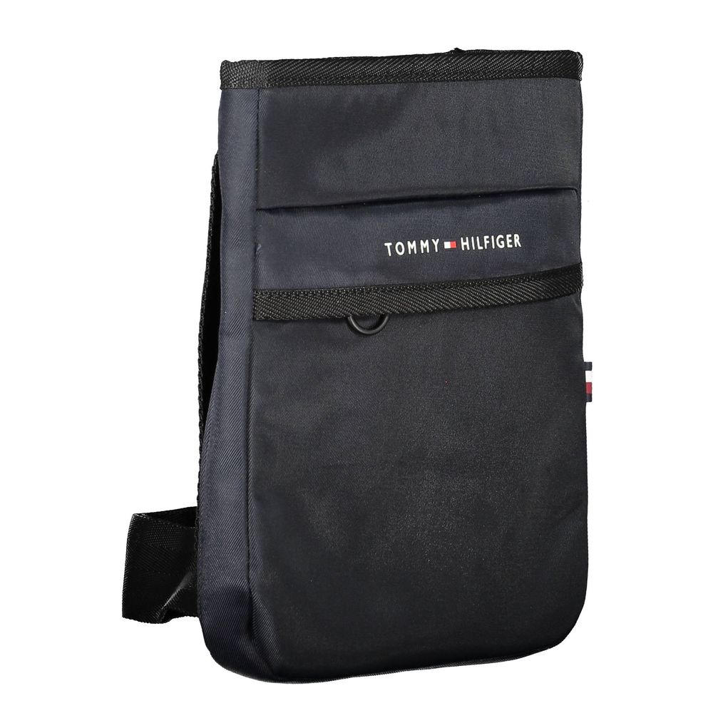 Tommy Hilfiger Blue Polyester Men Shoulder Bag - The Gentlemen's Vault