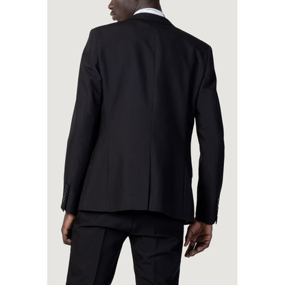 Antony Morato Black Polyester Blazer - The Gentlemen's Vault
