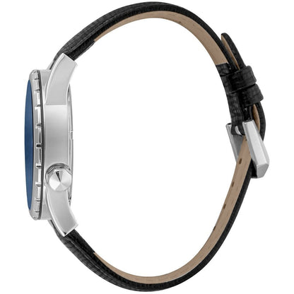 Just Cavalli Black Leather Dress Watch - The Gentlemen's Vault